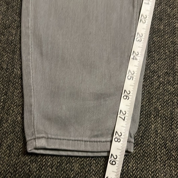 Spanx Grey Stretch Jegging Skinny Grey side zipper sz M - Picture 7 of 10